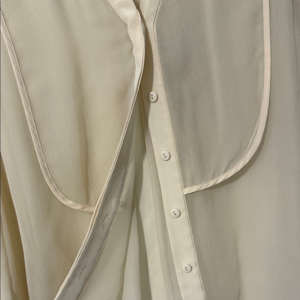 Tibi Sheer Ivory Blouse - Picture 3 of 4